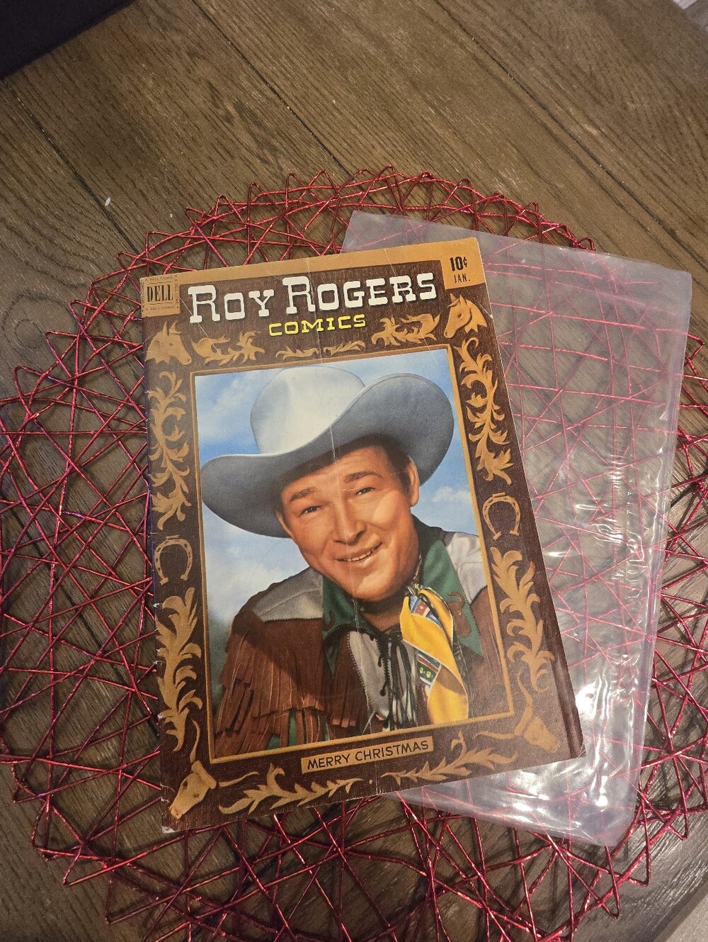 Roy Rogers Comics Vintage Cover Wall Art – Brown & Tan